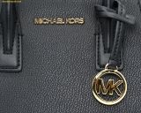  Túi Xách Michael Kors Avril Small Leather Top-Zip Satchel 30H1G4VS5L Đen 