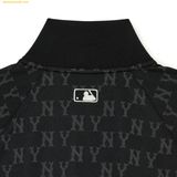  Áo Khoác Athleisure MLB Athleisure Classic Monogram Jacquard Jersey Stand-Neck Training Zip-Up NY (Black) 3ATRM0134-50BKS Đen 