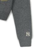  Áo Hoodie MLB Women's Basic Varsity Hoodie Sweater Pullover NY (D.Melange Grey) 3FKPV0144-50MGD 