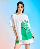  Áo Phông MLB Pop Art Graphic Mega Overfit Short Sleeve T-Shirt NY (White) 3ATSL0433-50WHS 