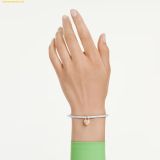  Vòng Tay Swarovski Idyllia bangle Mixed cuts, Heart, Pink, Mixed metal finish SKU: 5737267 