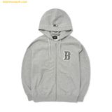  Áo Hoodie Zip MLB Basic Mega Logo Hoodie B (Melange Grey) 3ATRB0224-43MGS 