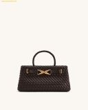  Túi Đeo Vai JW Pei Elora Woven Tote Bag - Nâu Đậm 