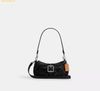  Túi Đeo Vai Coach Ashton Mini Shoulder Bag In Signature Denim Black CCZ49 