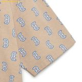  Áo Phông MLB Classic Monogram Full-Panel Pattern Short-Sleeve T-Shirt BOS (L.Sand) 3ATSM1133-43SAL 