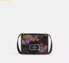  Túi Đeo Chéo Coach Morgan Square Crossbody in Signature Canvas with Rose Print CL415 