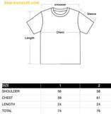  Áo Phông ADLV Block Bear Short Sleeve T-Shirt Trắng Nâu 