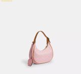  Túi Đeo Chéo Coach Emily Shoulder Bag In Signature Canvas With Charms Powder Pink CDW86 