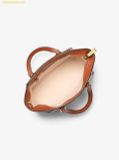 Túi Tote Michael Kors Taryn Small Signature Logo and Leather Convertible Crossbody Bag 32F4GTBC1B Brown 