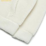  Áo Khoác Lông MLB Basic Mega Logo Stand-Neck Fleece Jumper DT 3AFDB0326-46CRS - Trắng Kem 