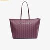  Túi Tote Lacoste Zely Grained Tote With Pouch Zely wine 