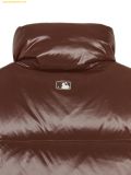  Áo Khoác Phao Ghile MLB Women's Basic Glossy Crop Padded Vest NY (D.Brown) 3FDVB2046-50BRD Nâu 
