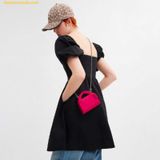  Túi Đeo Chéo Mini Coach Top Handle Card Case CT879, Hồng 