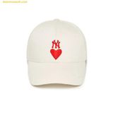  Mũ Lưỡi Trai MLB Heart Structured Ball Cap New York Yankees 3ACPH013N-50IVS - Trắng 