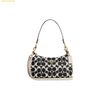  Túi Đeo Vai Coach Teri Shoulder Bag In Signature Canvas With Gold Hardware Black Multi CQ674 