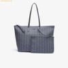  Túi Tote Lacoste Zely Grained Tote With Pouch Zely Blue 