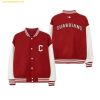  Áo Khoác Bomber MLB Wool Basic Two-tone Varsity Jacket CLE (Red) 3AJPV0634-45RDS Đỏ 