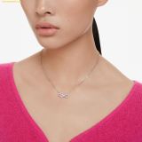  Dây Chuyền, Vòng Cổ Swarovski Lifelong Bow pendant - 5723556 - Pink 