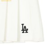  Chân Váy Xếp Ly MLB Women's Sporty Varsity Pleated Skirt LA (Cream) 3FSKV0143-07CRS 