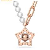  Dây Chuyền, Vòng Cổ Swarovski Stella Necklacestar, White, Rose Gold-Tone Plated 5645381 