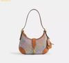  Túi Đeo Vai Coach Hamptons Hobo Bag In Crystal Signature Jacquard Rainbow Multi CCX16 