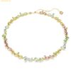 Dây Chuyền Swarovski Gema Tennis necklace Mixed cuts, Multicolored, Gold-tone plated 