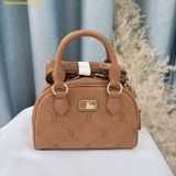  Túi Đeo Chéo MLB Diamond Monogram Boston Red Sox Crossbody Bag - 7ACRMDA5N-43BRS Nâu 