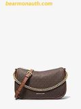  Túi Đeo Chéo Michael Kors Carmela Medium Signature Logo Convertible Crossbody Bag Brown 35F4G1QC6B 