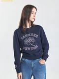  Áo Sweat MLB Women's Floral Graphic Crop Man-to-Man NY (Navy) 3FMTF0144-50NYS 