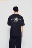  Áo Phông ADLV Beardoll Basic Logo Short Sleeve T-Shirt Đen 