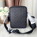  Túi Đeo Chéo Coach Sullivan Crossbody Bag In Signature Canvas With Patches Charcoal Multi CAT79 