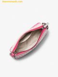  Túi Đeo Chéo Michael Kors Jet Set Small Ombre Straw Crossbody Bag with Case cho Apple Airpods Pro 3in1 - Hồng 