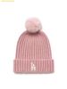 Mũ Len MLB Daily Pom Pom Beanie LA Dodgers 3ABNB1556-07PKL Hồng
