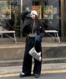  Mũ Len MLB Varsity Cultiv Mid Beanie NY (D.Cream) 3ABNVM146-50CRD 