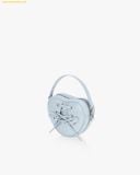  Túi Đeo Chéo Find Kapoor Ribbon Tie Heart Bag - Xanh Pale Blue 