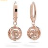 Bông Tai, Khuyên Tai Swarovski Una drop earrings Round cut, White, Rose gold-tone plated 5504753 