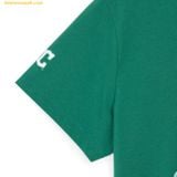  Áo Crop MLB Women's Varsity Sports Semi-Crop Short Sleeve T-shirt CLE (Green) 3FTSV0443-45GNS 