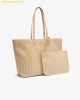  Túi Tote Lacoste Zely Tote with Pouch Beige - Size L  - NF4344ZE 
