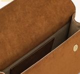  Túi Xách JW PEI Keyla Faux Suede Top Handle Bag - Brown 