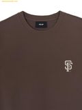  Áo Phông MLB Basic Small Logo Semi-Oversized Short Sleeve T-shirt San Francisco Giants Brown 3ATSB8063-14BRS 