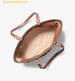  Túi Tote Michael Kors Jet Set Medium Pocket Tote Bag 35F3GTVT8B Nâu 