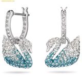  Bông Tai Khuyên Tai Swarovski Iconic Swan 5512577 - Blue 