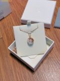  Dây Chuyền Swarovski Dextera pendant Round cut, dancing, White, Rose gold-tone plated 5692257 