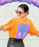  Áo Phông MLB Pop Art Graphic Overfit Short Sleeve T-Shirt SF (Orange) 3ATSL0233-14ORS 