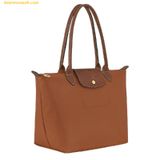  Túi Tote Longchamp Le Pliage Original M Cognac - Canvas 