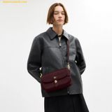  Túi Đeo Vai Coach Hadley Shoulder Bag Merlot CY683 