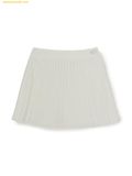  Chân Váy Xếp Ly MLB Women's Varsity Sporty Pleated Mini Skirt New York Yankees Ivory 3FSKV0163-50IVS 