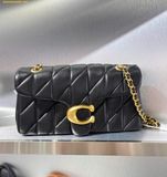  Túi Xách Coach Tabby Shoulder Bag 26 With Pillow Quilting Black CP150 