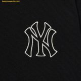  Áo Phông MLB Basic Mega Logo Overfit Short Sleeve T-Shirt NY (Black) 3ATSB0433-50BKS 