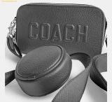  Túi Đeo Chéo Coach Charter Slim Crossbody Bag With Coach Graphic CW540 Charcoal 